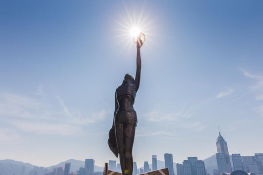 Avenue of the Stars landmark of Hong Kong, China. Wall Decal