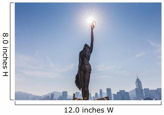 Avenue of the Stars landmark of Hong Kong, China. Wall Decal