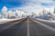Winter Rural Landscape Wall Decal