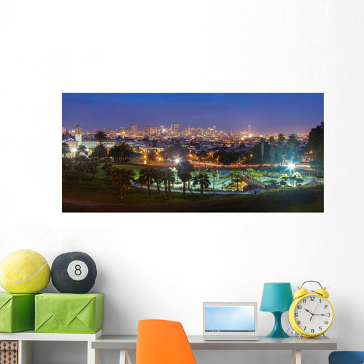 Dolores Park Night Wall Decal