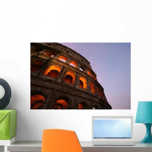 Alba Roma Il Colosseo Wall Decal