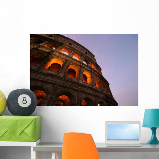 Alba Roma Il Colosseo Wall Decal