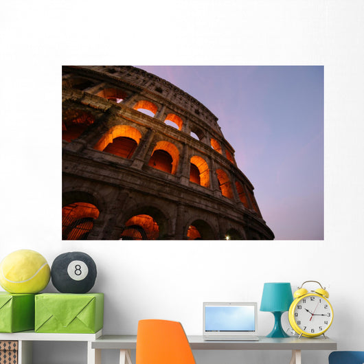 Alba Roma Il Colosseo Wall Decal