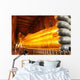 Reclining Golden Buddha Wat Wall Decal