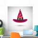 Red Witch Hat for Wall Decal