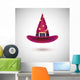 Red Witch Hat for Wall Decal