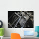 Vintage Motorcycle Front Suspension Wall Decal