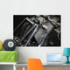 Vintage Motorcycle Front Suspension Wall Decal