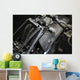 Vintage Motorcycle Front Suspension Wall Decal