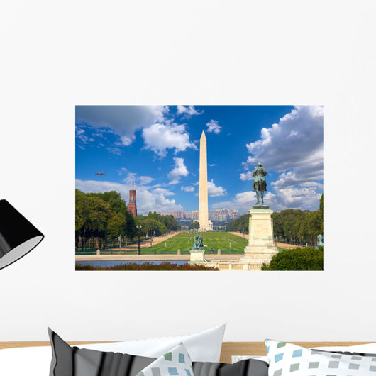 Washington Monument and National Mall, Washington DC Wall Decal