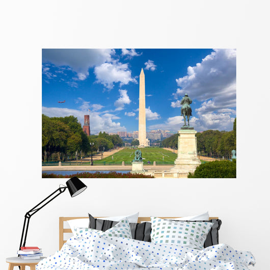 Washington Monument and National Mall, Washington DC Wall Decal