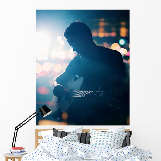 Guitarist Wall Decal