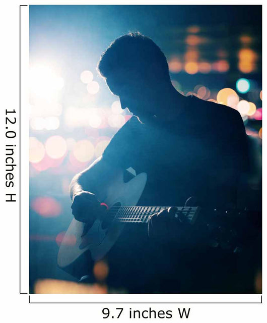 Guitarist Wall Decal