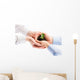 Sprout in hands Wall Decal