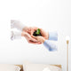 Sprout in hands Wall Decal