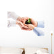 Sprout in hands Wall Decal