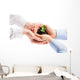 Sprout in hands Wall Decal