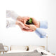 Sprout in hands Wall Decal