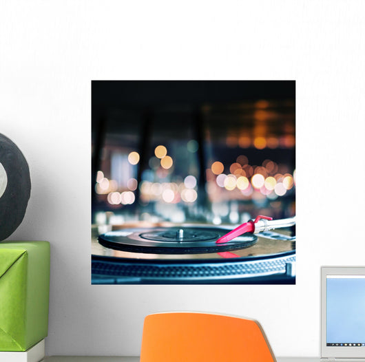Playing vinyl Wall Decal