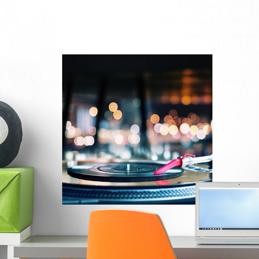 Playing vinyl Wall Decal