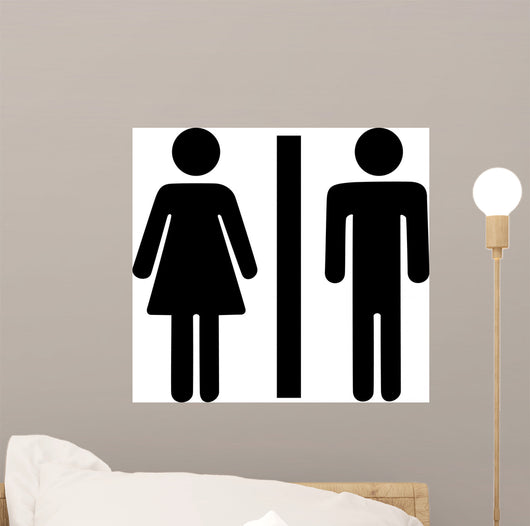 Toilet Symbol Wall Decal