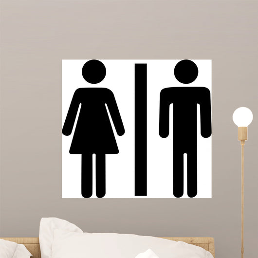 Toilet Symbol Wall Decal
