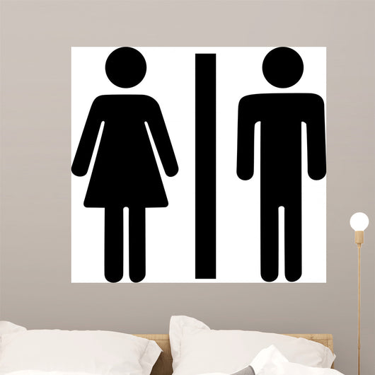 Toilet Symbol Wall Decal