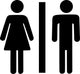 Toilet Symbol Wall Decal