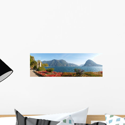 Lugano, Switzerland. Picture from the botanical park Wall Decal