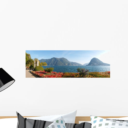 Lugano, Switzerland. Picture from the botanical park Wall Decal