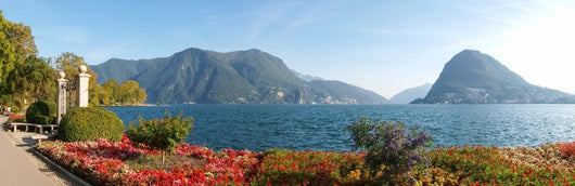 Lugano, Switzerland. Picture from the botanical park Wall Decal