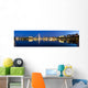 Hamburg Binnenalster Night Wall Decal