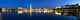 Hamburg Binnenalster Night Wall Decal