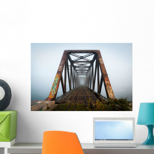 Vanishing Railway Wall Decal