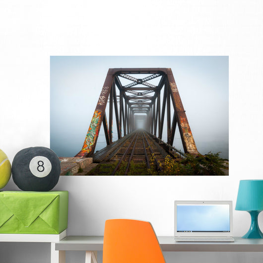 Vanishing Railway Wall Decal