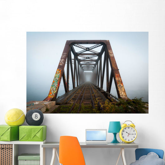 Vanishing Railway Wall Decal