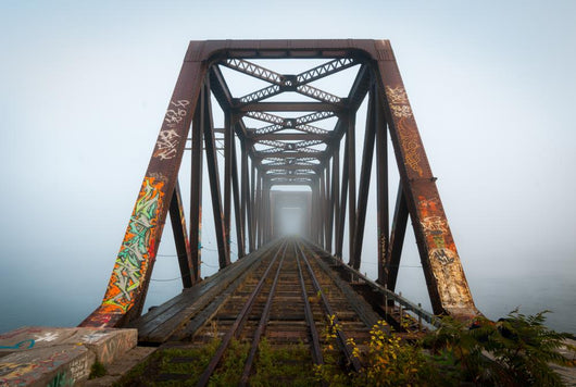 Vanishing Railway Wall Decal