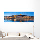 ville de lyon de nuit Wall Decal