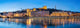 ville de lyon de nuit Wall Decal