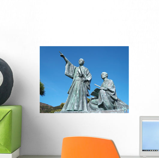Samurai Statues Wall Decal