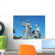 Samurai Statues Wall Decal