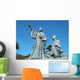 Samurai Statues Wall Decal