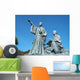 Samurai Statues Wall Decal