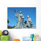 Samurai Statues Wall Decal