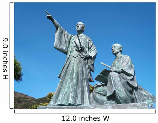 Samurai Statues Wall Decal