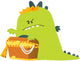 Greedy Dragon Wall Decal