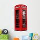 British Telephone Booth Wall Decal