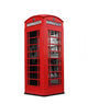 British Telephone Booth Wall Decal