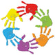 rainbow human hands Wall Decal