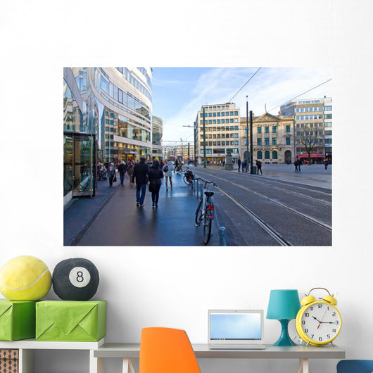 Modernes D&uuml;sseldorf - K&ouml;-Bogen Wall Decal